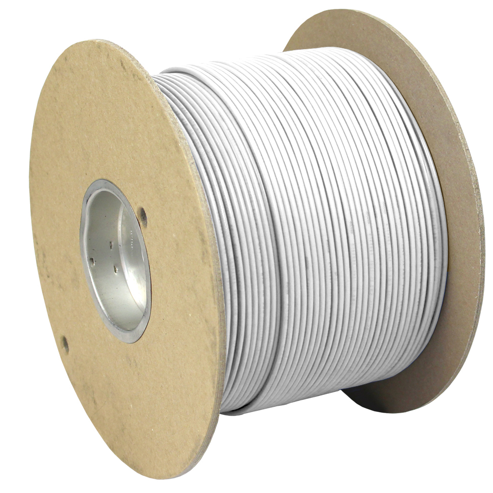 Image 1: Pacer White 12 AWG Primary Wire - 1,000'