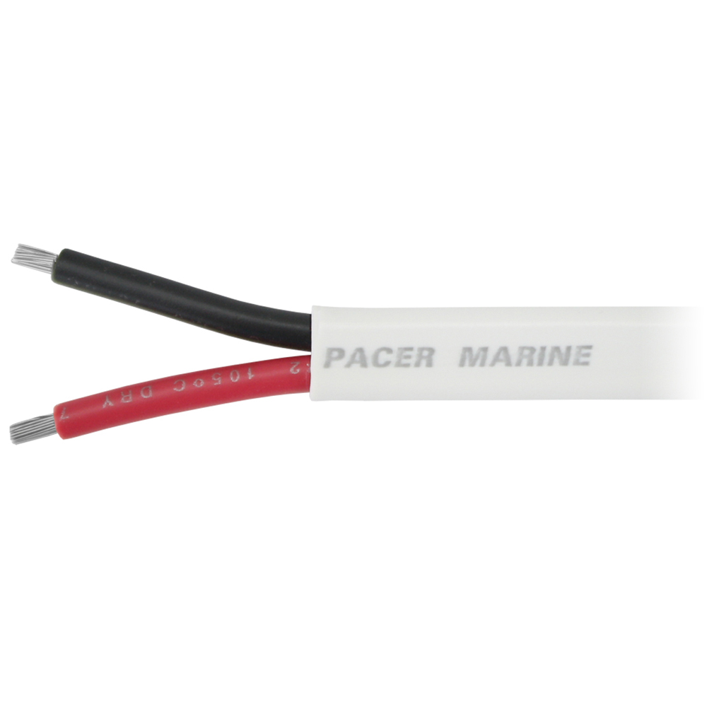 Image 1: Pacer 8/2 AWG Duplex Cable - Red/Black - 100'