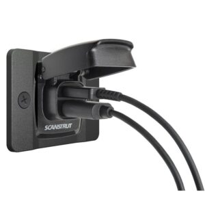 Image 1: Scanstrut Flip Pro w/Front Fit Bezel 12/24V Fast Charge Dual USB-A/C Socket