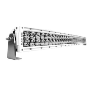 Image 1: Black Oak Pro Series 3.0 Curved Double Row 40" LED Light Bar - Combo Optics - White Housing