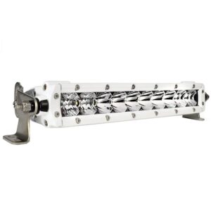 Image 1: Black Oak Pro Series 3.0 Single Row 10" LED Light Bar - Combo Optics - White Housing