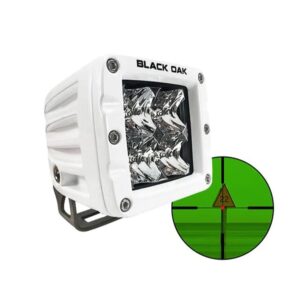 Image 1: Black Oak Pro Series 3.0 2" 850nm Infrared Marine Pod Light - Flood Optics - White Housing