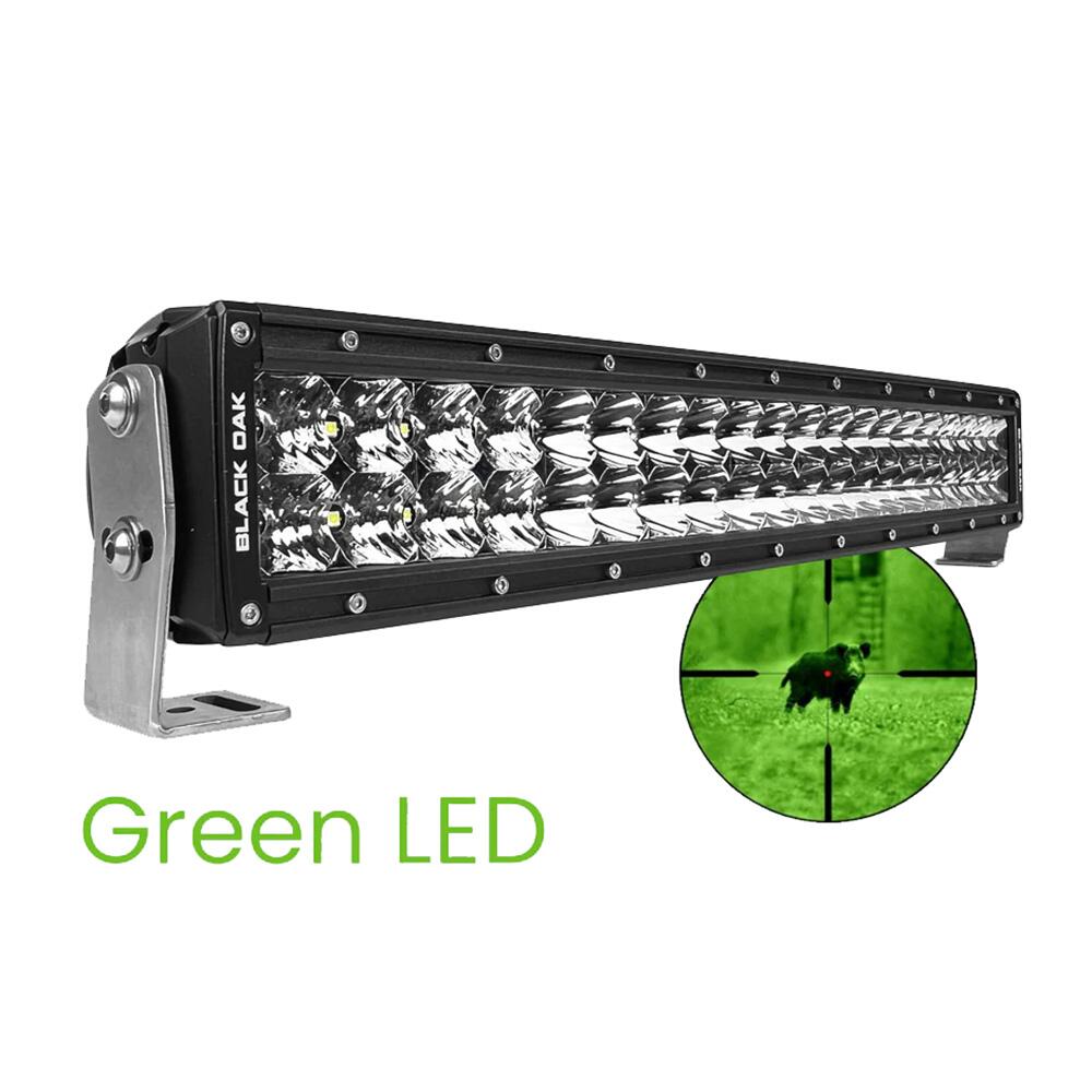 Image 2: Black Oak 10" Single Row LED Light Bar - Combo Optics - Black Housing - Pro Series 3.0