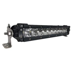 Image 1: Black Oak 10" Single Row LED Light Bar - Combo Optics - Black Housing - Pro Series 3.0
