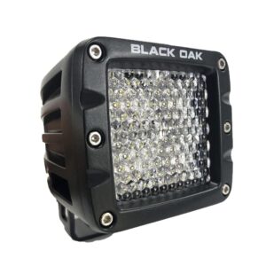 Image 1: Black Oak 2" LED Pod Light - Diffused Optics - Black Housing - Pro Series 3.0