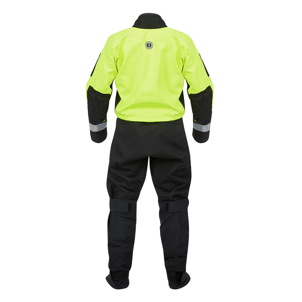 Image 2: Mustang Sentinel™ Series Water Rescue Dry Suit - Fluorescent Yellow Green-Black - XS Regular