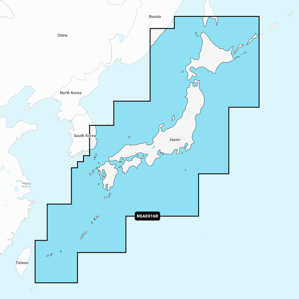 Image 1: Garmin Navionics+ NSAE016R - Japan Lakes & Coastal - Marine Chart