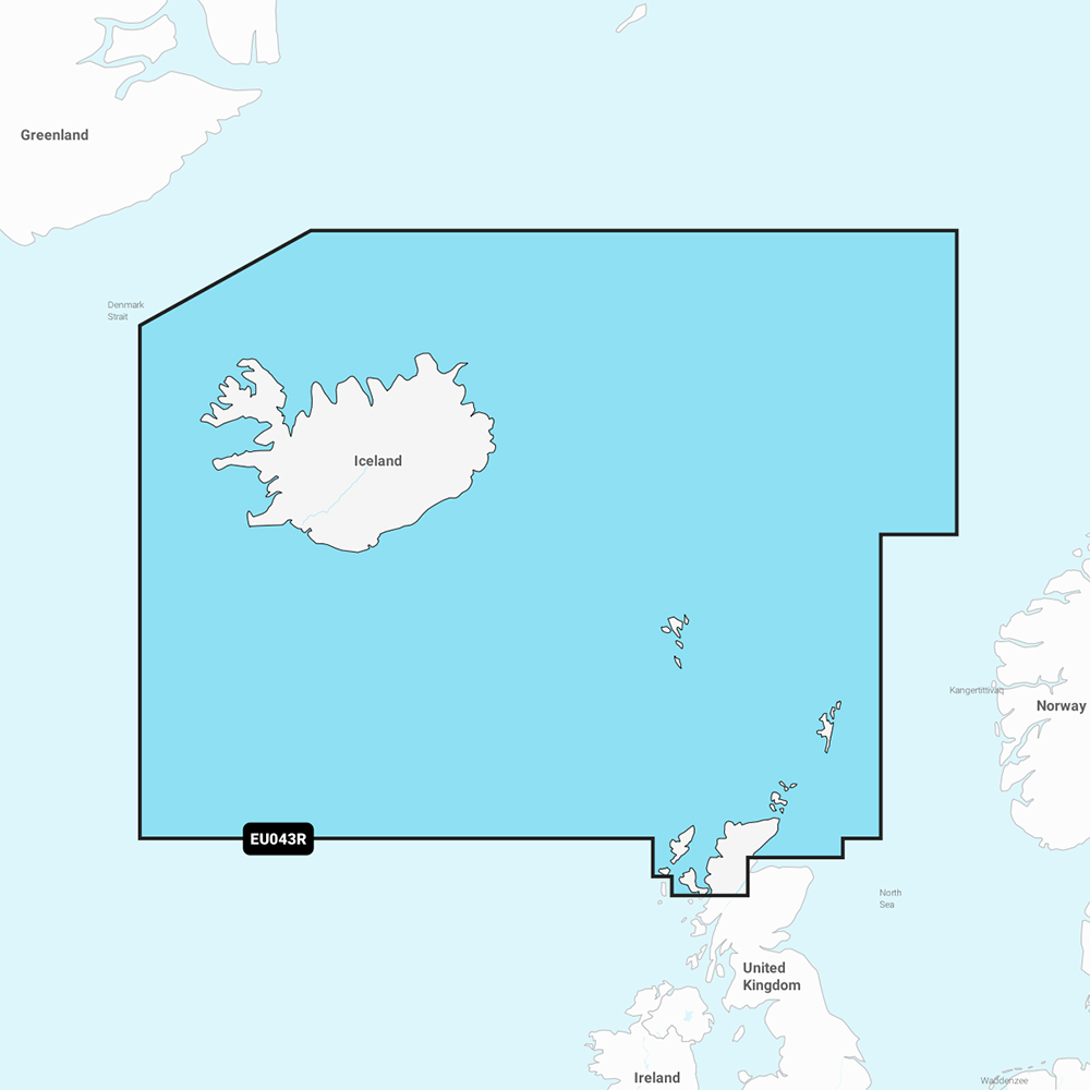 Image 1: Garmin Navionics+ NSEU043R - Iceland to Turkey - Marine Chart
