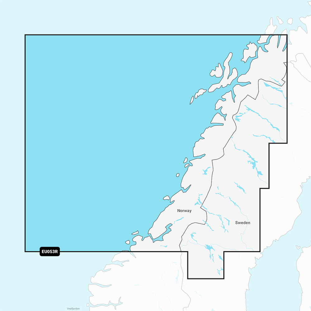 Image 1: Garmin Navionics+ NSEU053R - Norway, Trondheim to Tromso - Marine Chart