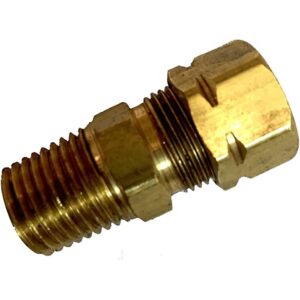 Image 1: Uflex Straight Helm Fitting 1/4 NPT f/UP Comp Line & Autopilot Return Line