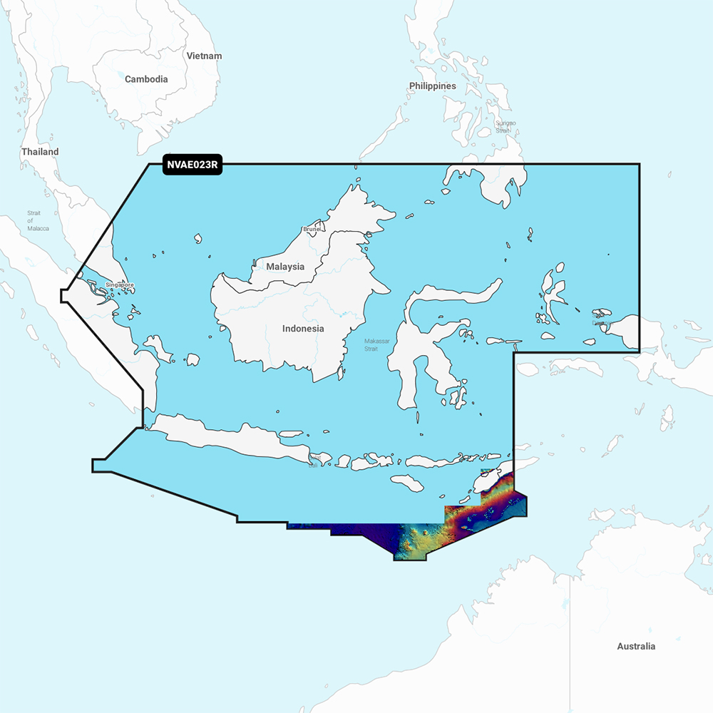 Image 1: Garmin Navionics Vision+ NVAE023R - Java & Borneo - Marine Chart