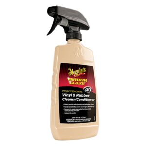 Image 1: Meguiar's M40 Mirror Glaze Vinyl & Rubber Cleaner & Conditioner - 16oz