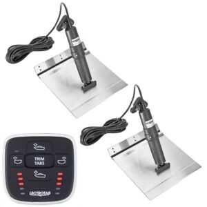 Image 1: Lectrotab XKA Aluminum Alloy Trim Tab Kit w/MLC-1 Control - 12 x 12