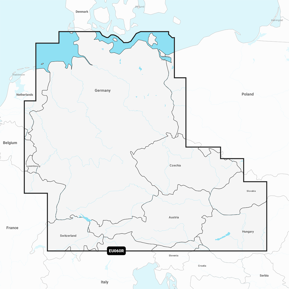 Image 1: Garmin Navionics Vision+ NVEU060R - Germany, Lakes & Rivers - Inland Marine Chart