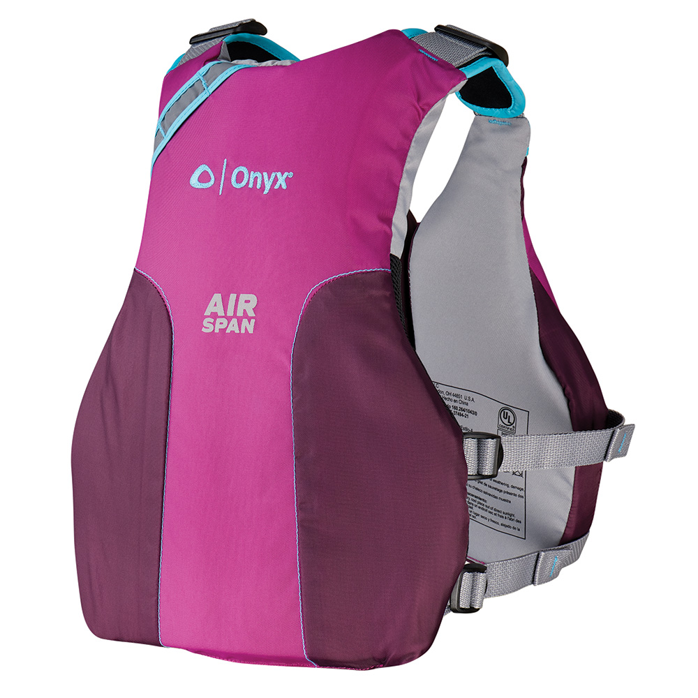Image 2: Onyx Airspan Breeze Life Jacket - M/L - Purple