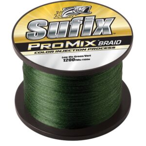 Image 1: Sufix ProMix® Braid - 10lb - Low-Vis Green - 1200 yds
