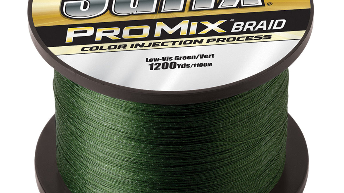 Sufix ProMix® Braid – 15lb – Low-Vis Green – 1200 yds –