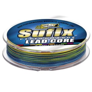 Image 1: Sufix Performance Lead Core - 15lb - 10-Color Metered - 100 yds