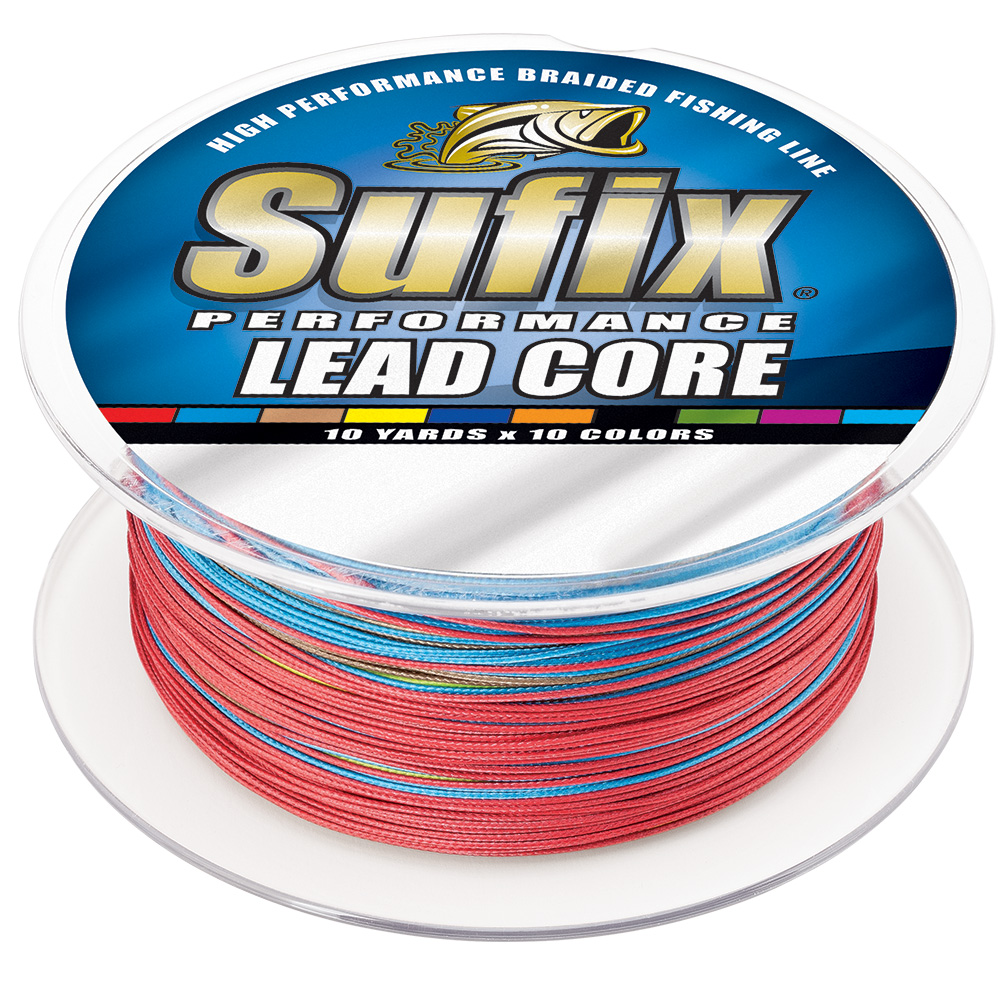 Image 1: Sufix Performance Lead Core - 18lb - 10-Color Metered - 200 yds