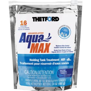 Image 1: Thetford AquaMax® Holding Tank Treatment - 16 Toss-Ins - Spring Shower Scent