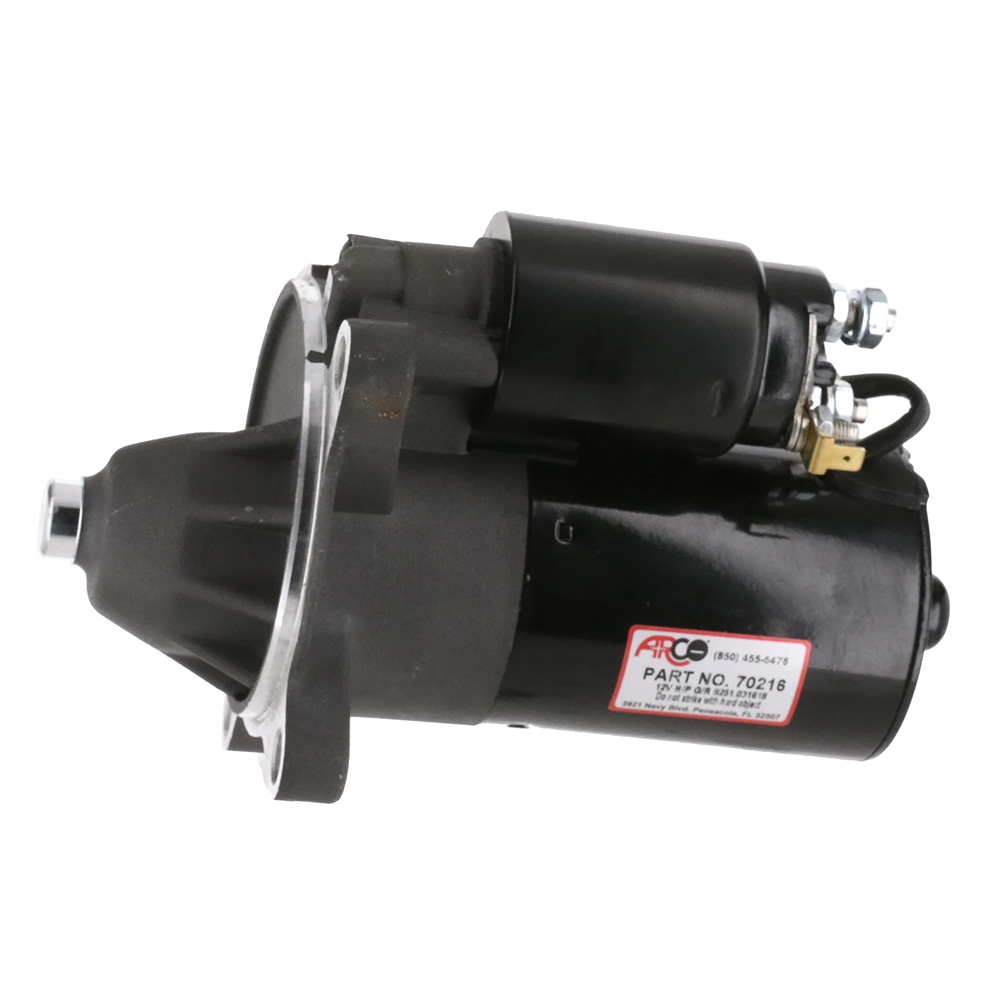Image 2: ARCO Marine High-Performance Inboard Starter w/Gear Reduction & Permanent Magnet - Clockwise Rotation (2.3 Fords)