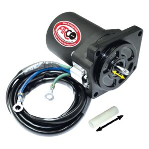 Image 1: ARCO Marine Replacement Outboard Tilt Trim Motor - Yamaha-4 Bolt, 5/8" Flat Blade Shaft