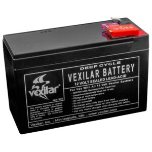Image 1: Vexilar 12V/9 AMP Lead-Acid Battery