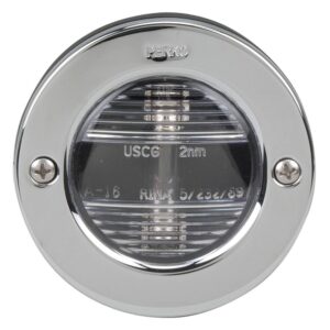 Image 1: Perko Vertical Mount Stern Light 12VDC w/STS Bezel