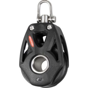 Image 1: Ronstan Series 40 Orbit Single Block w/Becket & Swivel Head