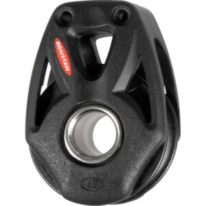 Image 1: Ronstan Series 40 Orbit Single Rotating Snatch Block w/Becket & Lashing Option