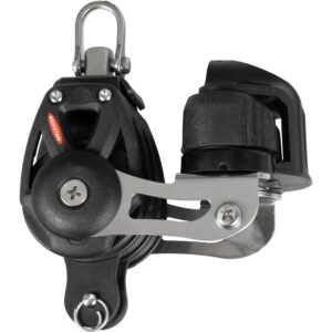 Image 1: Ronstan Series 40 Orbit BB Triple Block w/Becket, Cleat & Swivel Shackle