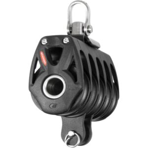 Image 1: Ronstan Series 40 Orbit BB Quin Block w/Becket & Swivel Shackle