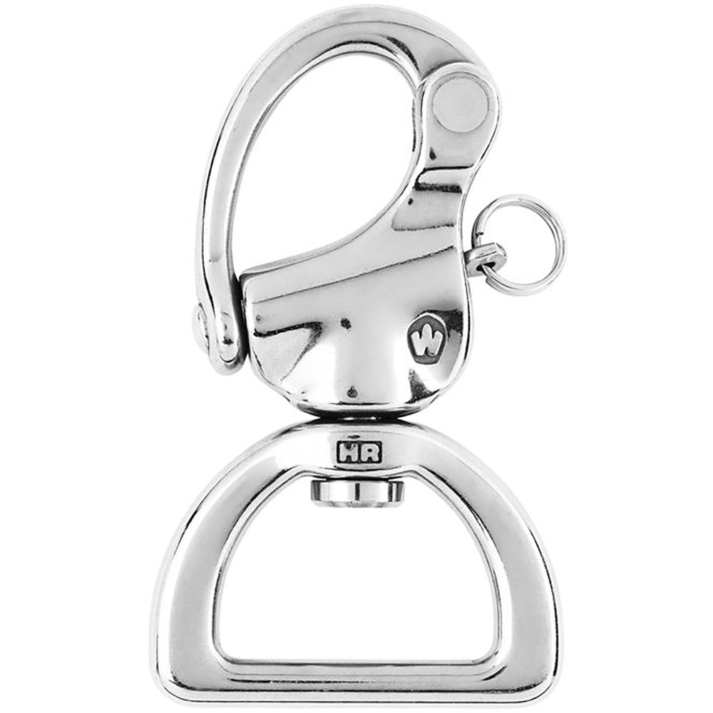 Image 1: Wichard HR Snap Shackle Webbing Swivel - 100mm Length - 3-15/16"