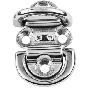 Image 1: Wichard Double Folding Pad Eye - 10mm Diameter - 25/64"
