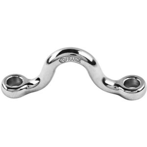 Image 1: Wichard Eye Strap - 8mm Diameter - 5/16" - 60mm Spacing - 2-23/64"