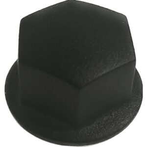 Image 1: Uflex M12 Black Wheel Nut