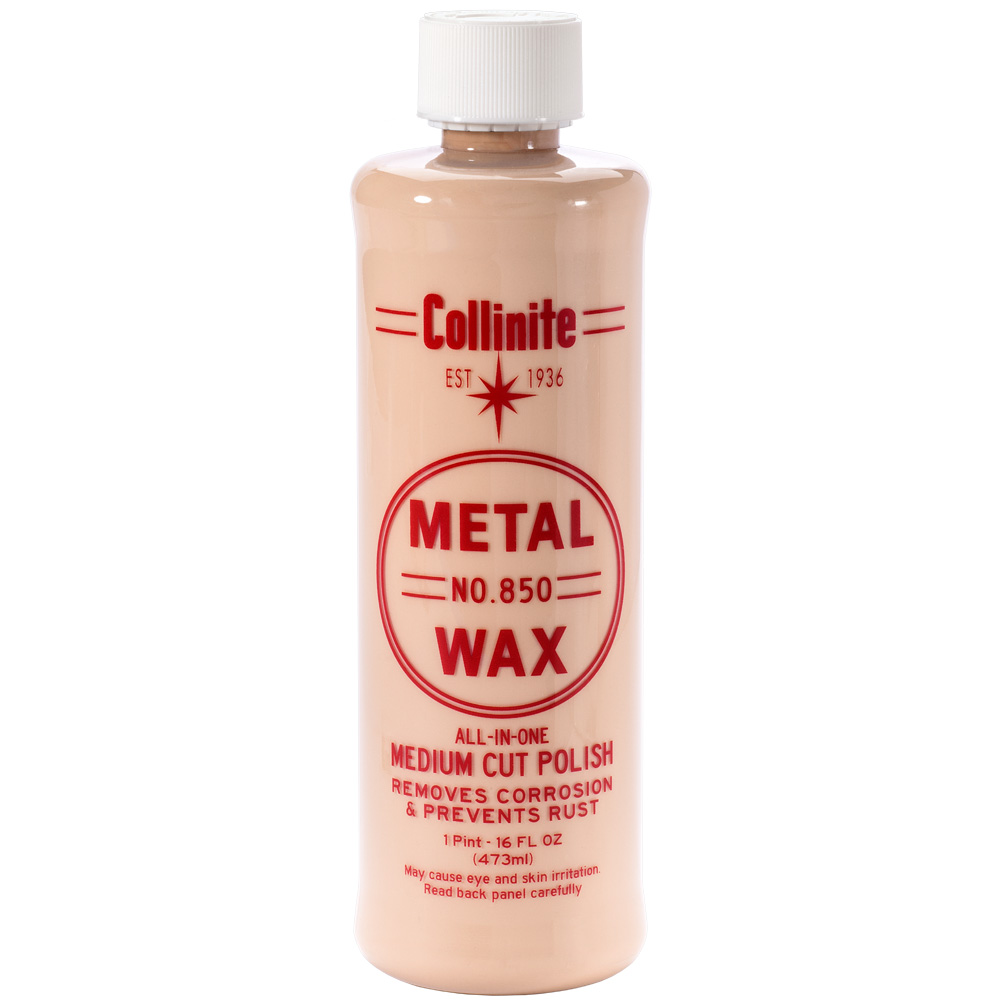 Image 1: Collinite 850 Metal Wax - Medium Cut Polish - 16oz