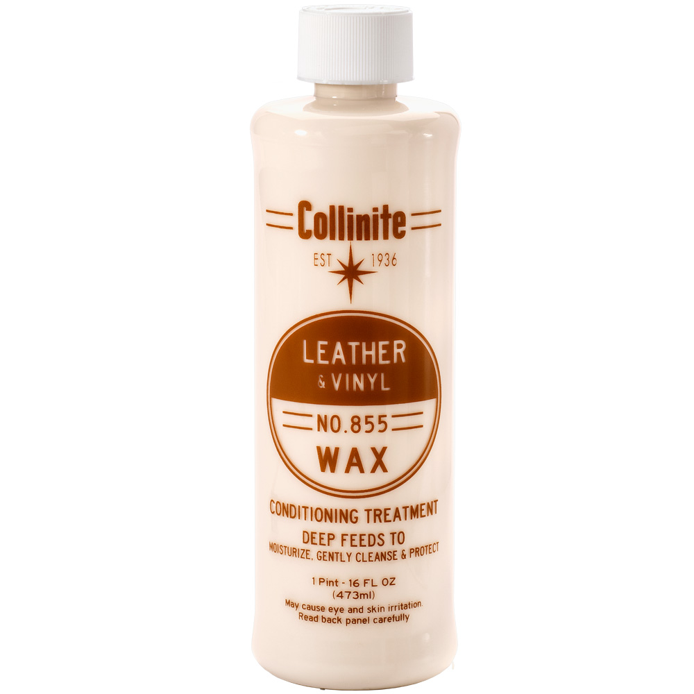 Image 1: Collinite 855 Leather & Vinyl Wax - 16oz