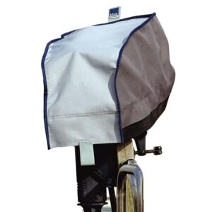 Image 1: Blue Performance Outboard Motor Cover for 3.3HP Motor