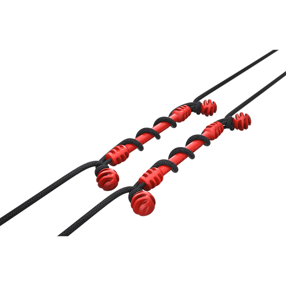 Image 2: Snubber - Buoy Red Snubber Twist - Pair