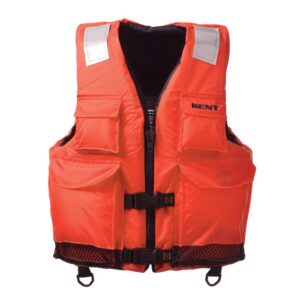 Image 1: Kent Elite Dual-Sized Commercial Vest - S/M - Orange