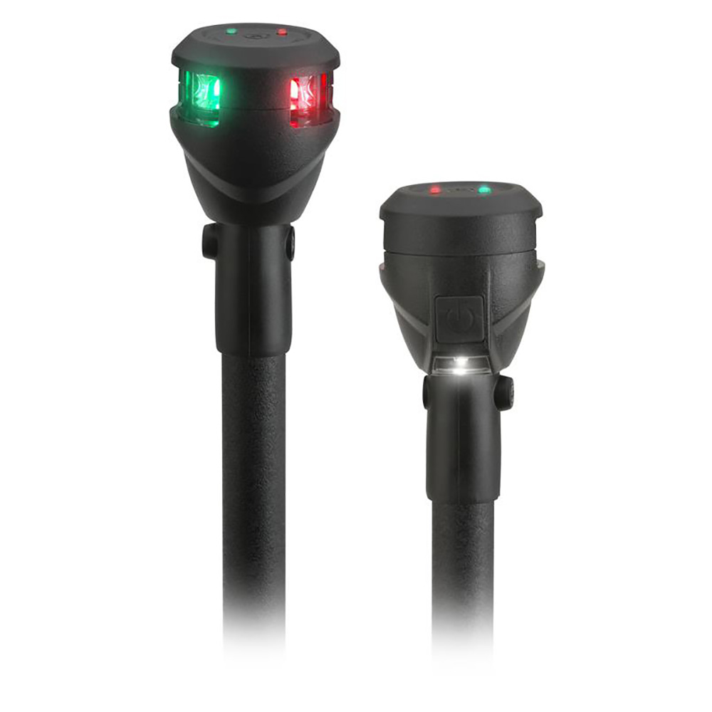 Image 1: Attwood LightArmor Fast Action Bi-Color Pole Light - 14" & 3-Pin