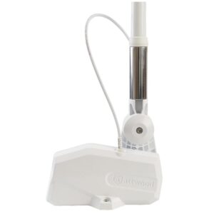 Image 1: Attwood PowerBase Antenna - White Powered Fold-Down Antenna Base