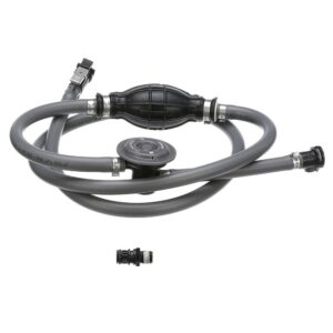 Image 1: Attwood Johnson/Evinrude Fuel Line Kit - 3/8" Diameter x 6' Length w/Fuel Demand Valve