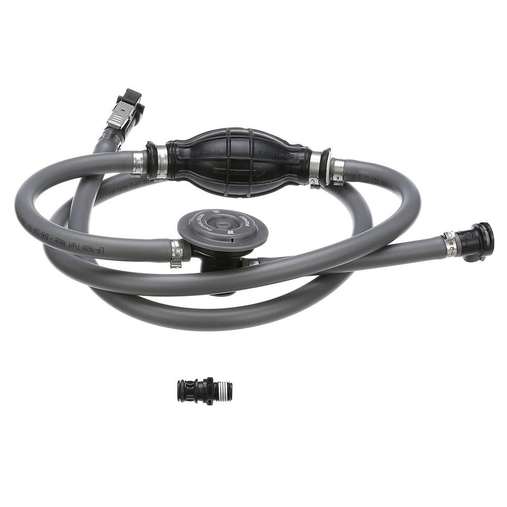 Image 1: Attwood Johnson/Evinrude Fuel Line Kit - 3/8" Diameter x 6' Length w/Fuel Demand Valve