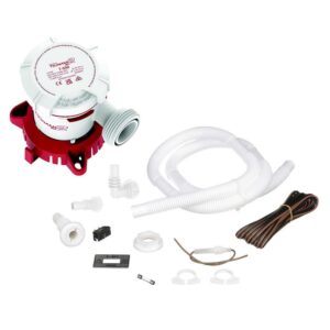 Image 1: Attwood Tsunami MK2 T500 Manual Bilge Pump w/Installation Kit - 500 GPH & 12V