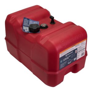 Image 1: Attwood Portable Fuel Tank - 12 Gallon w/Gauge