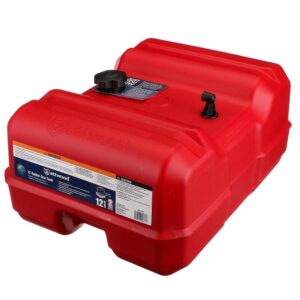 Image 1: Attwood Portable Low Profile Fuel Tank - 12 Gallon w/o Gauge