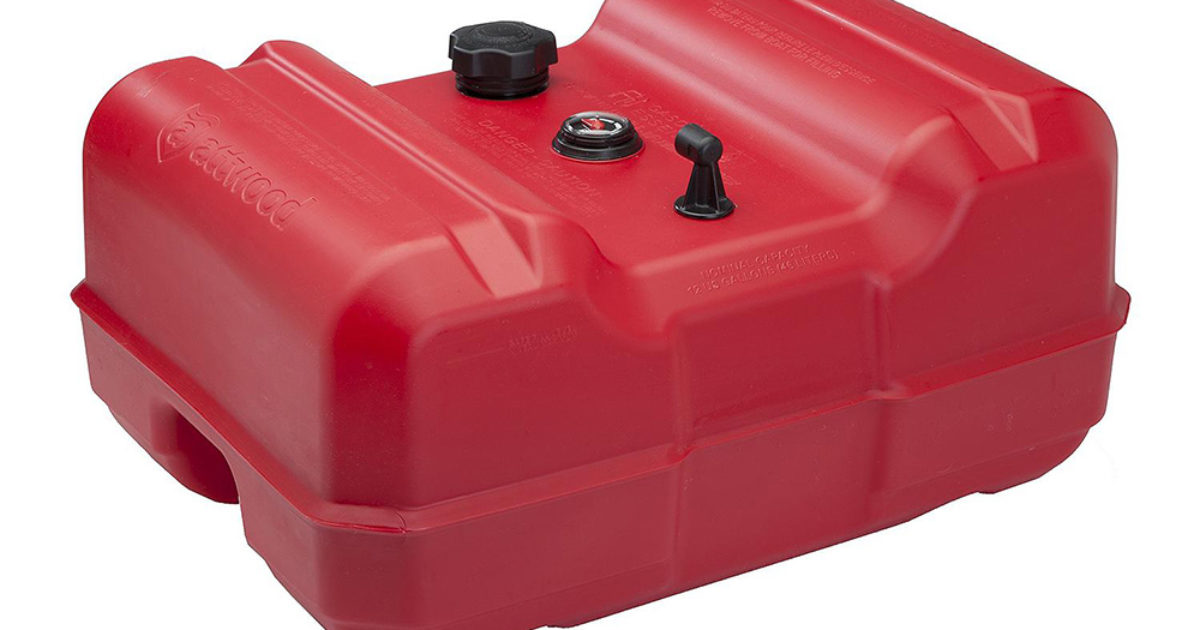 Attwood Portable Low Profile Fuel Tank – 12 Gallon w/Gauge – storefly.com