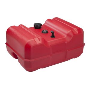 Image 1: Attwood Portable Low Profile Fuel Tank - 12 Gallon w/Gauge